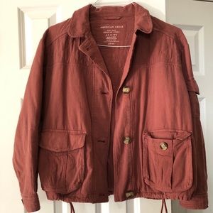 American Eagle- lightweight, rust color jacket